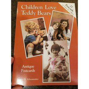 Children Love Teddy Bears Antique Postcards Book